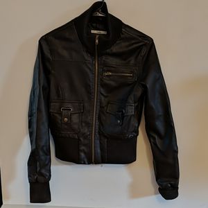 Fake Leather Jacket